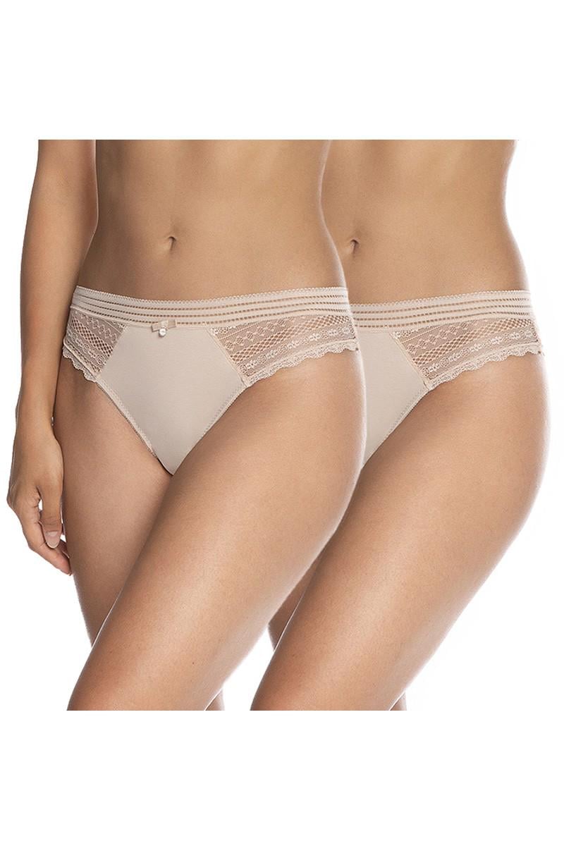 Трусики стринг Lama р. 2/S 2 шт. Бежевый (75619)