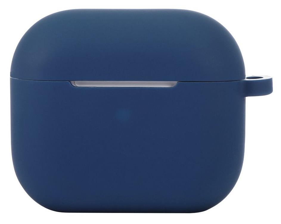 Чехол для наушников AirPods 3 Silicone Case с карабином Lake Blue Синий (457007)