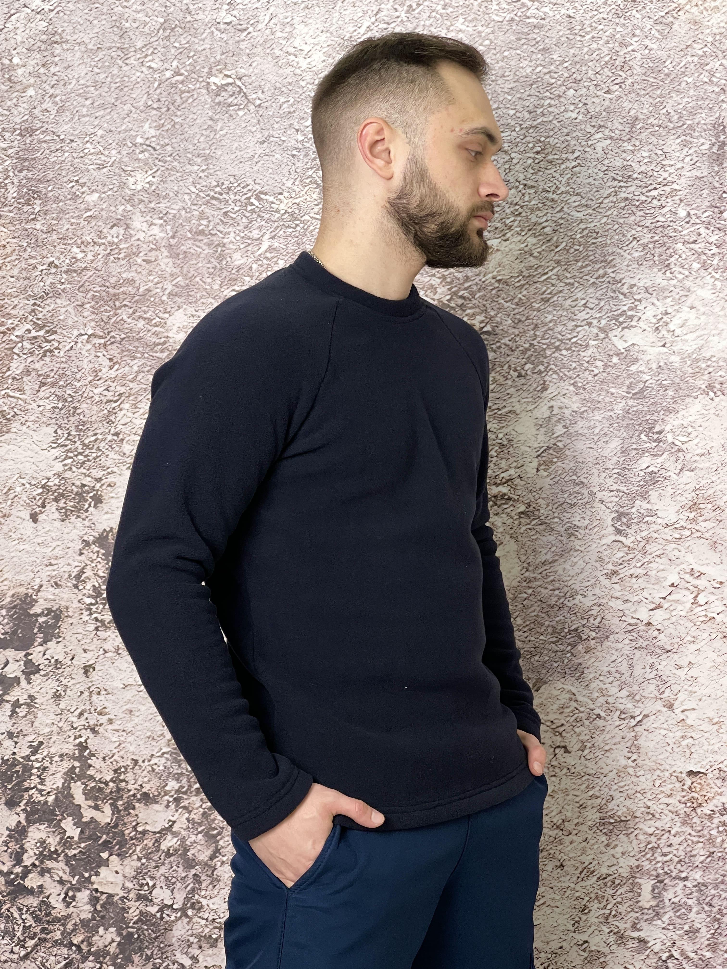 Світшот чоловічий флісовий Intruder сині (1589543697/L) - фото 2 Світшот чоловічий флісовий Intruder сині (1589543697/L) - фото 2