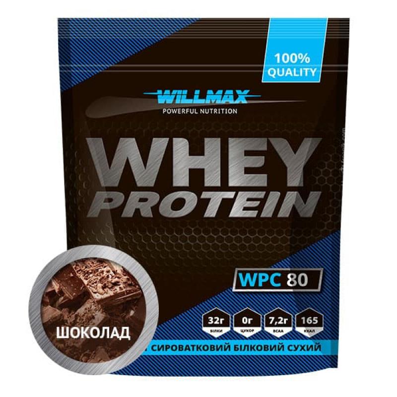 Протеин сывороточный Willmax Whey Protein 80% 920 г Шоколад (10561)