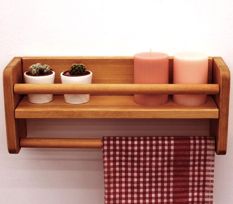 Полка для ванной из дерева Барут Сиена (ВНП/012905)