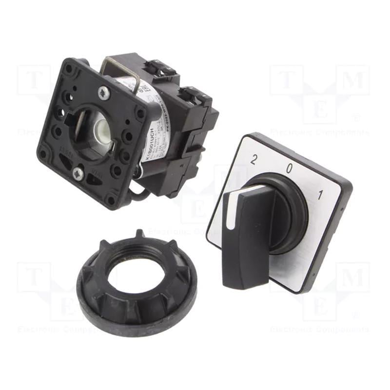 Переключатель пакетный Schneider Electric Harmony K 2-0-1 1P 12A 400V (K1B001UCH) Переключатель пакетный Schneider Electric Harmony K 2-0-1 1P 12A 400V (K1B001UCH)