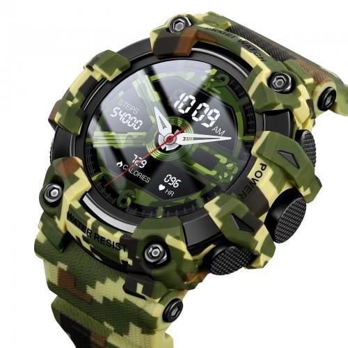 Смарт-часы Skmei S231 силиконовый ремешок Army Camouflage (16696) - фото 2