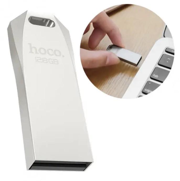 Флешка HOCO USB UD4 128GB Silver (114566) - фото 4