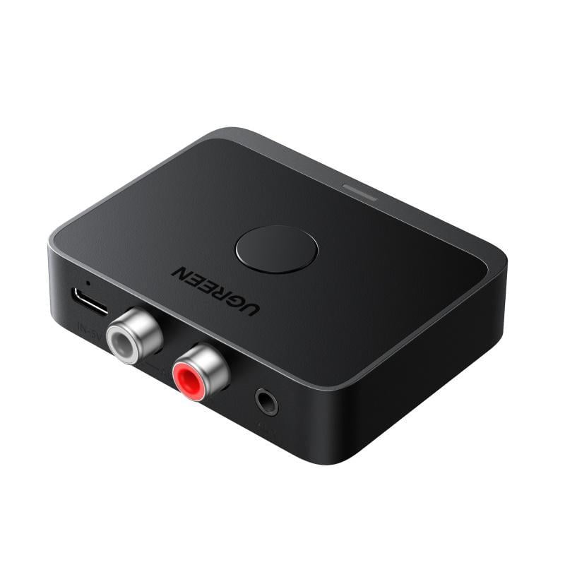 Bluetooth-ресивер для акустики UGREEN BT505 Bluetooth 6.0/LDAC Черный (55545)