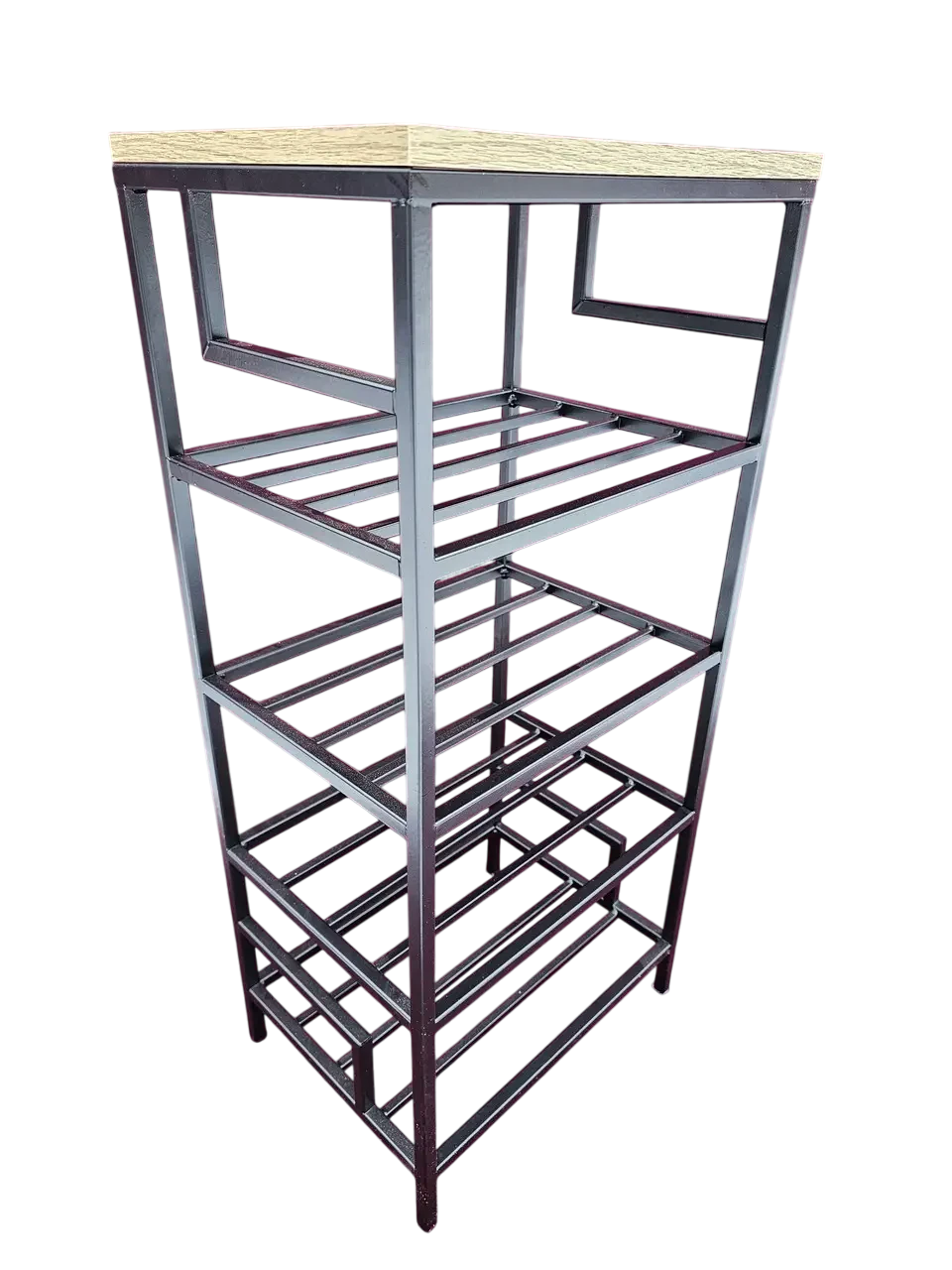Полка для обуви лофт Хатинка металлический на 5 ярусов 600 мм (CNT00011950)
