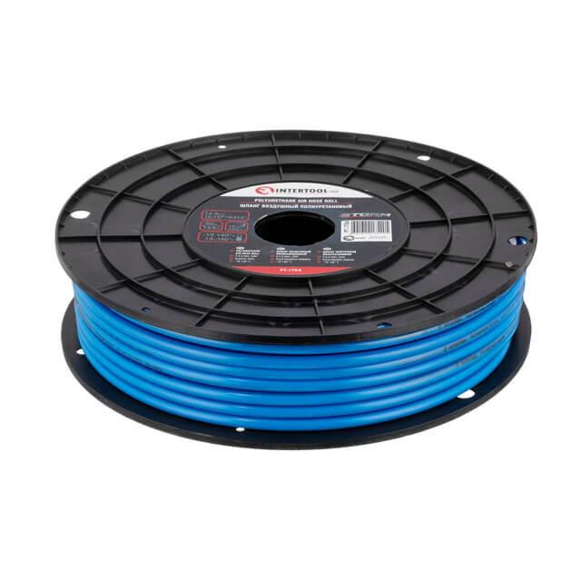 Шланг прямой Intertool PT-1754 полиуретановый/пластиковая бобина 5x8 мм 50 м (9152932)