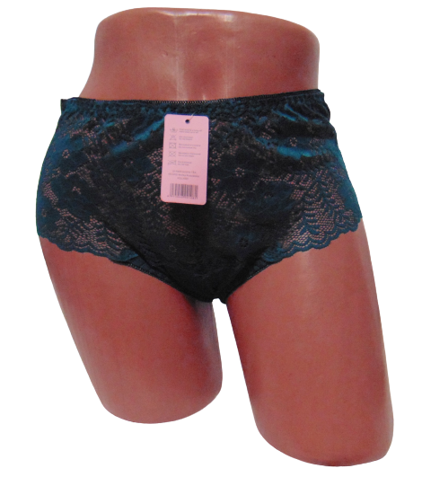 Женские трусы хлопковые Teyi 30006 4XL Бирюзовый (1801801814)