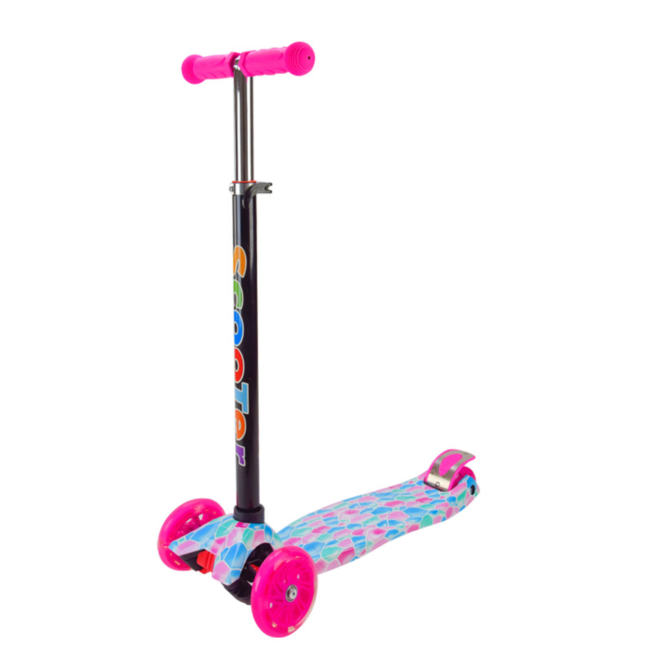 Самокат триколісний SC2402 Бірюзовий