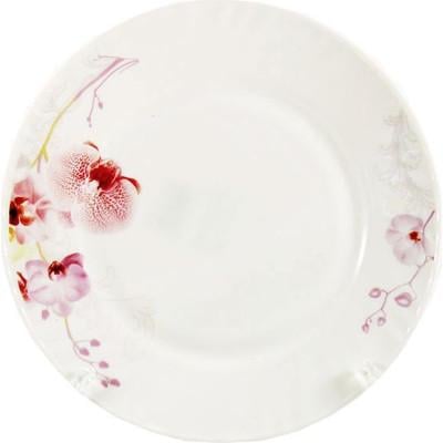 Тарелка мелкая Interos 6714-HР-80 Орхидея 76830 20 см (ИТ-6714)