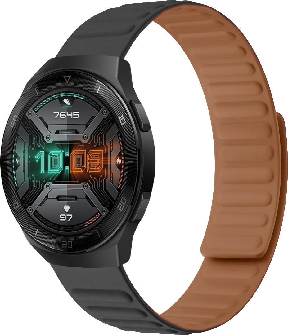 Ремінець Magneter для Huawei Watch GT2e 46 мм Black (26639-2B) Ремінець Magneter для Huawei Watch GT2e 46 мм Black (26639-2B)