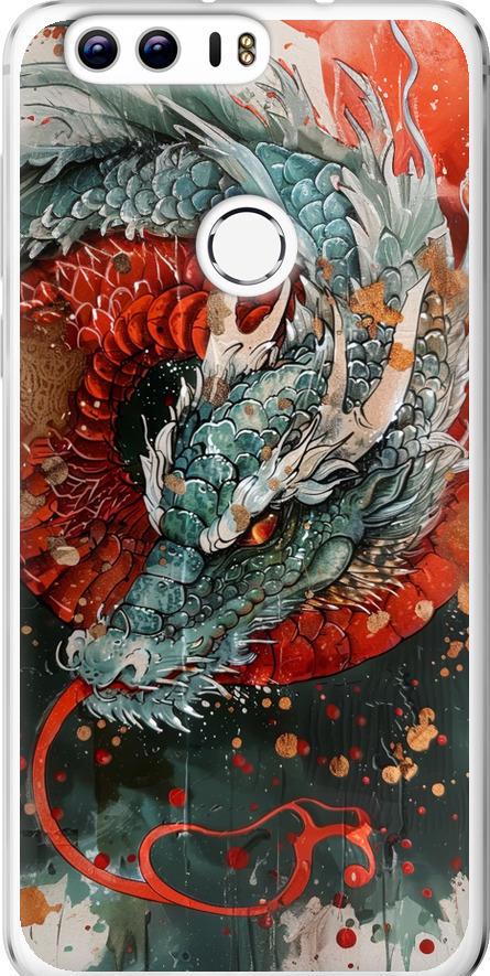 Чехол на Huawei Honor 8 Стихия огня (6101u-351-42517)
