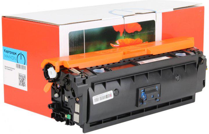 Картридж MAKKON совместимый аналог HP CF361A 508A Cyan (MN-HP-CF361A)