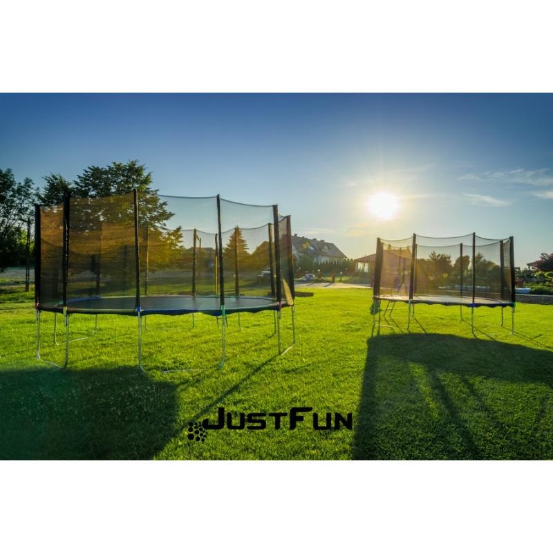 Батут Just Fun с сеткой 404 см + лестница Multicolor - фото 4 Батут Just Fun с сеткой 404 см + лестница Multicolor - фото 4