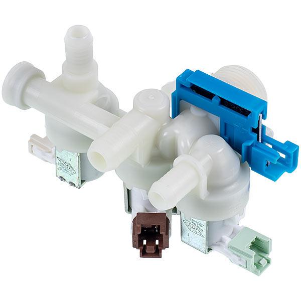 Клапан тройной подачи воды 140155089059 для стиральной машины AEG выход 90° диаметр 11,5 мм - фото 2 Клапан тройной подачи воды 140155089059 для стиральной машины AEG выход 90° диаметр 11,5 мм - фото 2