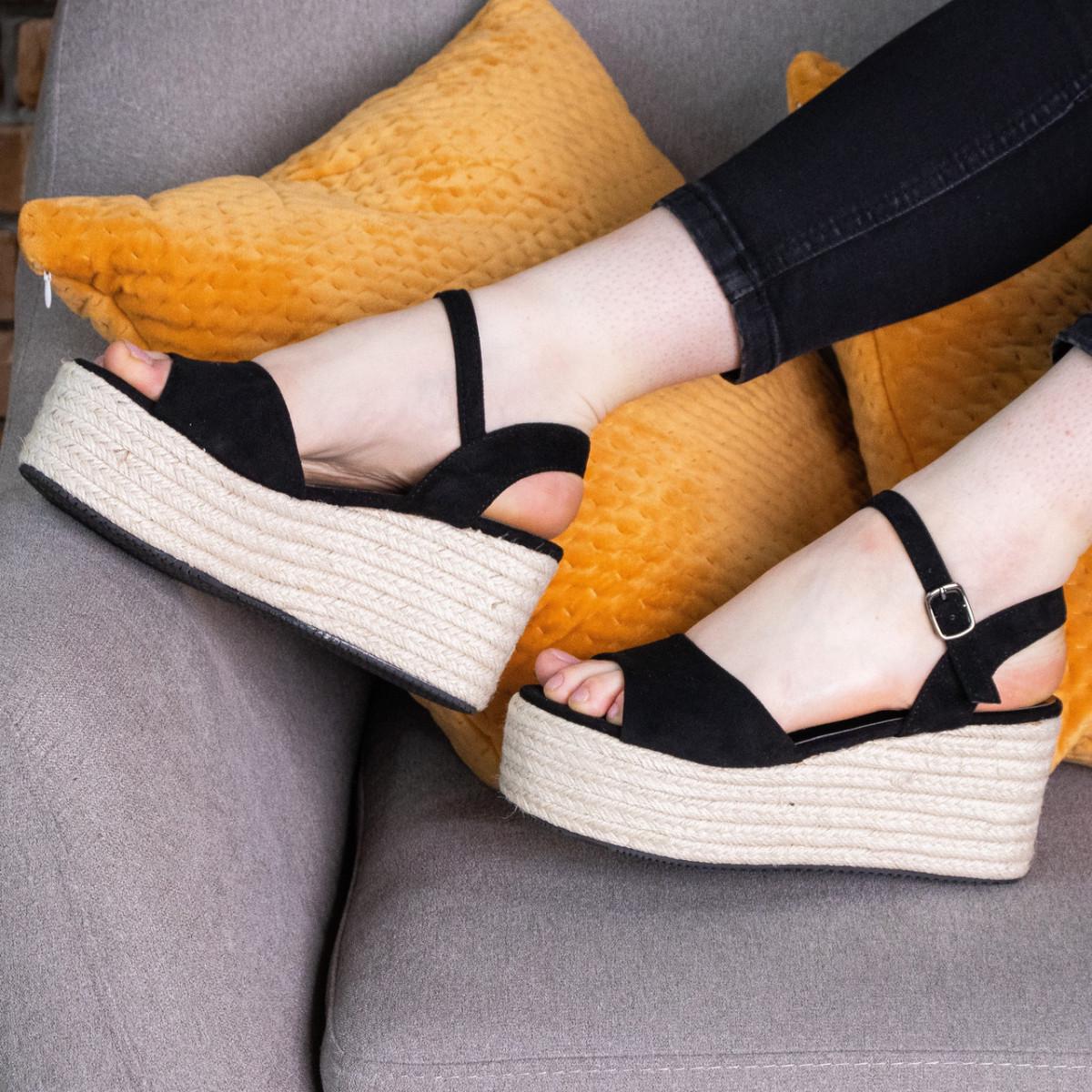 Босоножки женские Fashion р. 38 24,5 см Черный (2679)