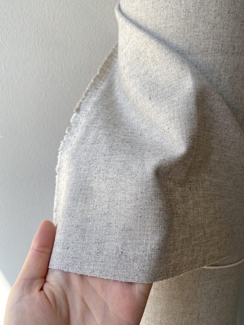 Ткань костюмная смягченная LINEN PLUS льняная 150 см 330 Серый - фото 3 Ткань костюмная смягченная LINEN PLUS льняная 150 см 330 Серый - фото 3