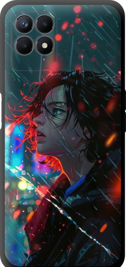Чехол на Realme 8i Ночные огни (6096b-2518-42517)