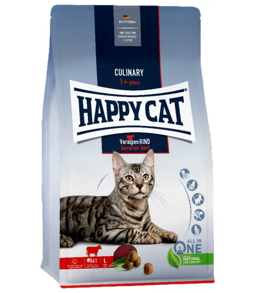 Корм для котів Happy Cat Supreme Voralpen-Rind 10 кг