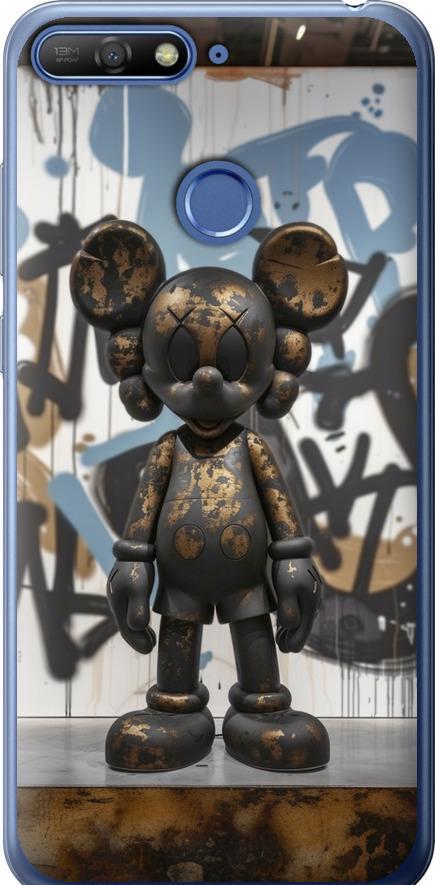 Чехол на Huawei Honor 7C Bronze kaws v2 (6098t-1411-42517)