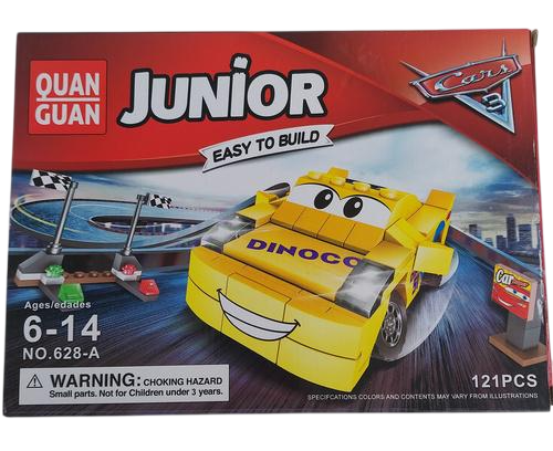 Конструктор Машинка Cruz Ramirez 121 деталь Желтый (628-A)