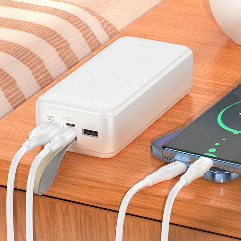 Повербанк Hoco J111B Smart charge 30000 mAh Белый (00000066159_1) - фото 3 Повербанк Hoco J111B Smart charge 30000 mAh Белый (00000066159_1) - фото 3