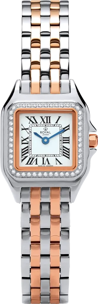 Наручные часы женские Royal London 21539-06 со стальным корпусом WR 50 м Белый (3145627285)