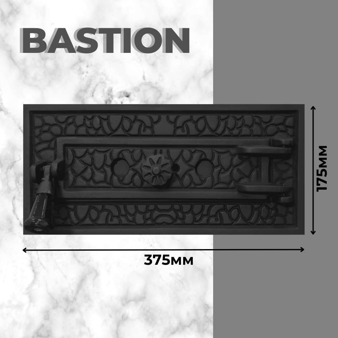 Дверцята піддувальні Iron Fire Bastion 375х175 мм (1490) - фото 8