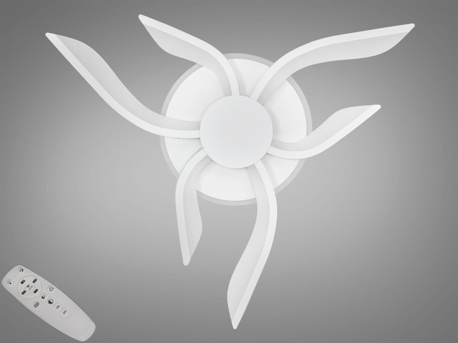 Люстра потолочная с диммером Diasha 2481/3/3WH 3col dim 52W Белый