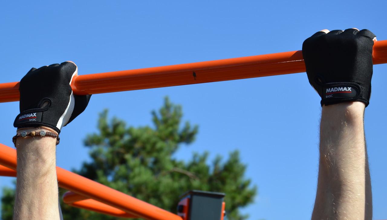 Перчатки для фитнеса MadMax MFG-250 Basic L White (A-012630) - фото 7 Перчатки для фитнеса MadMax MFG-250 Basic L White (A-012630) - фото 7