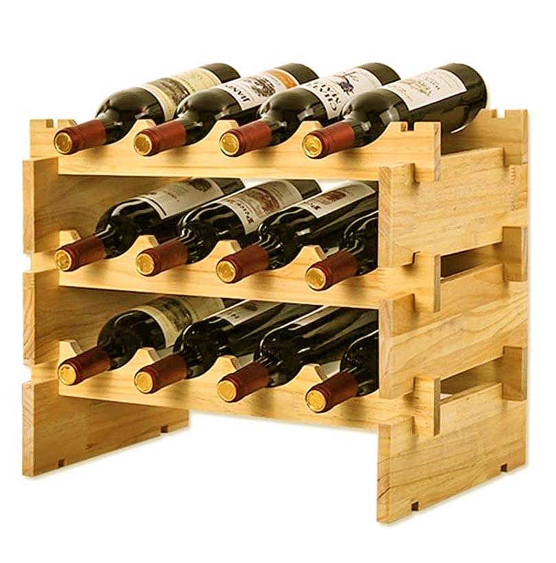 Полка для вина настольная Воланет 12 Карри (Впс-120203)