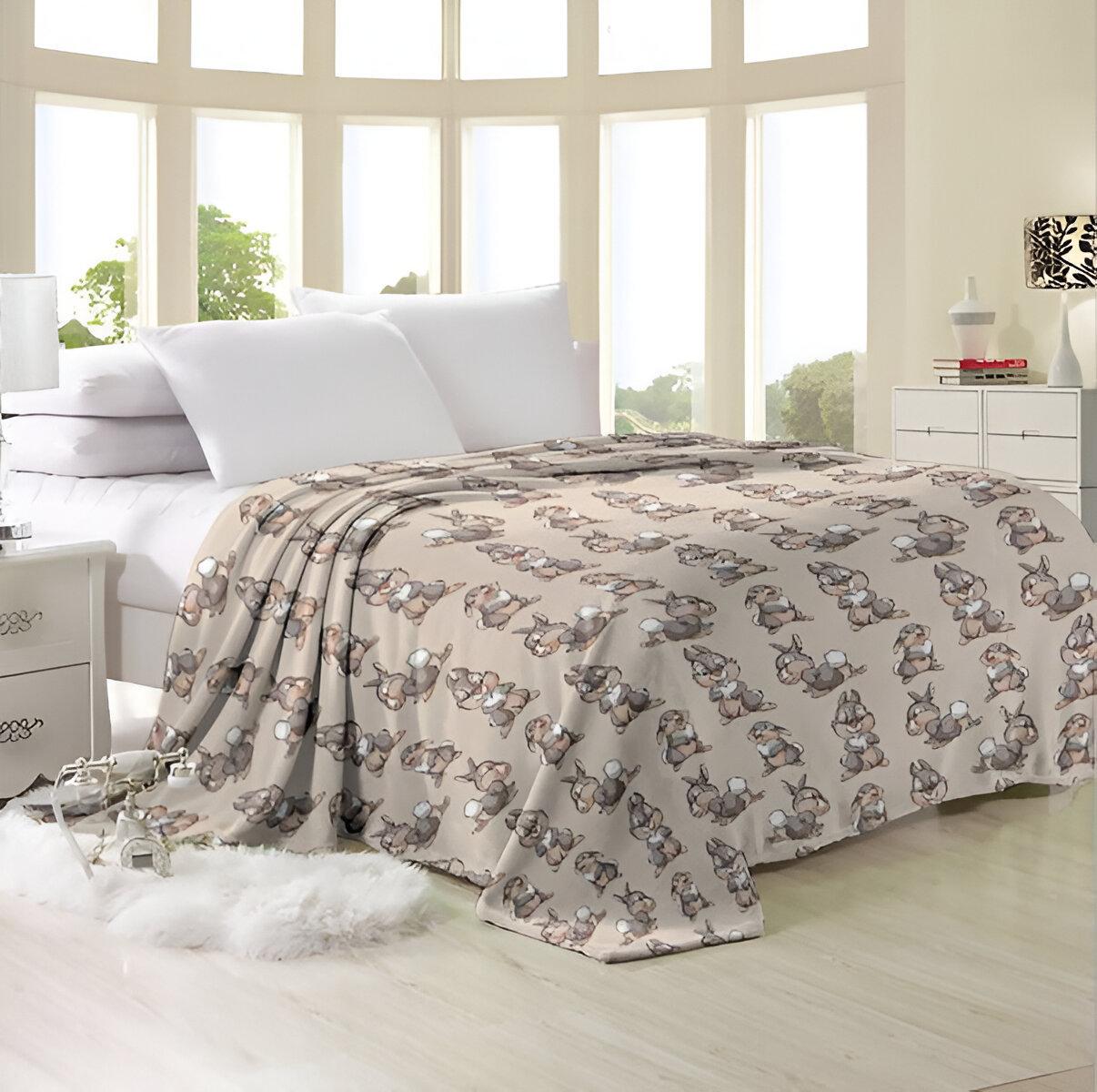 Плед Sofia Велсофт СПЛ-086 микрофибра 150х215 см