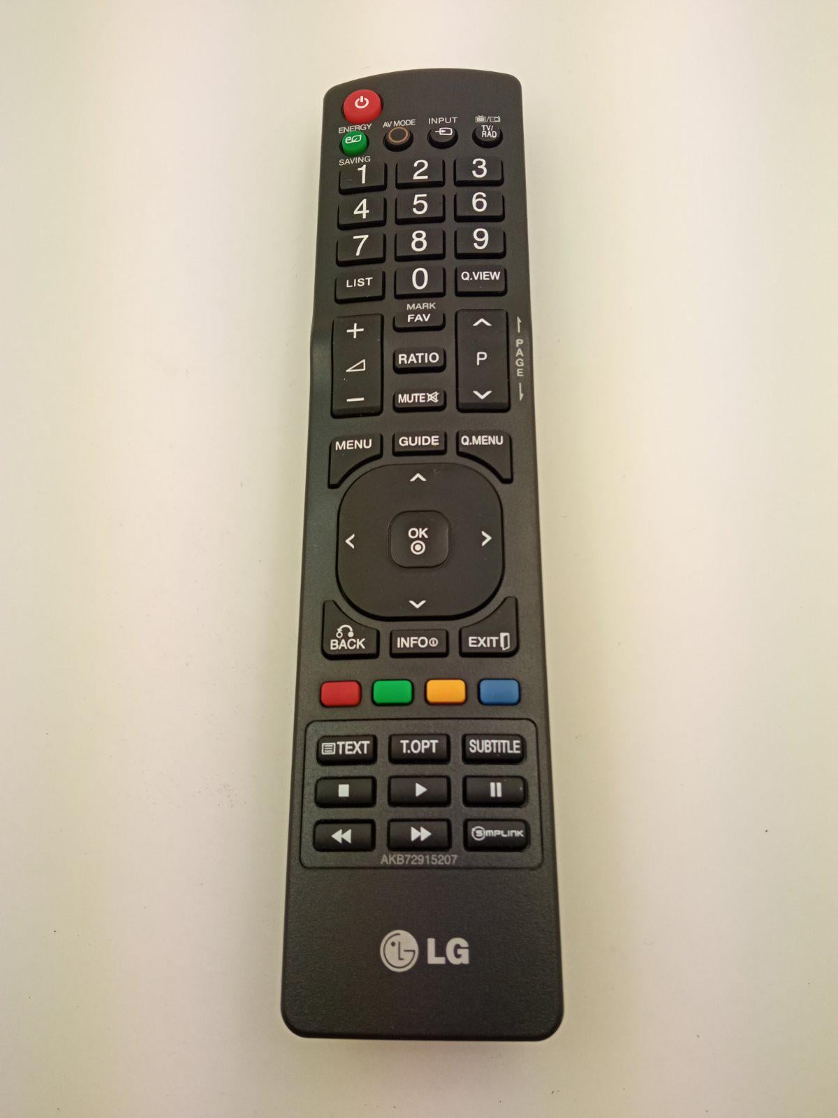Пульт для LG AKB72915207 LCD/DVD/RADIO (04577)
