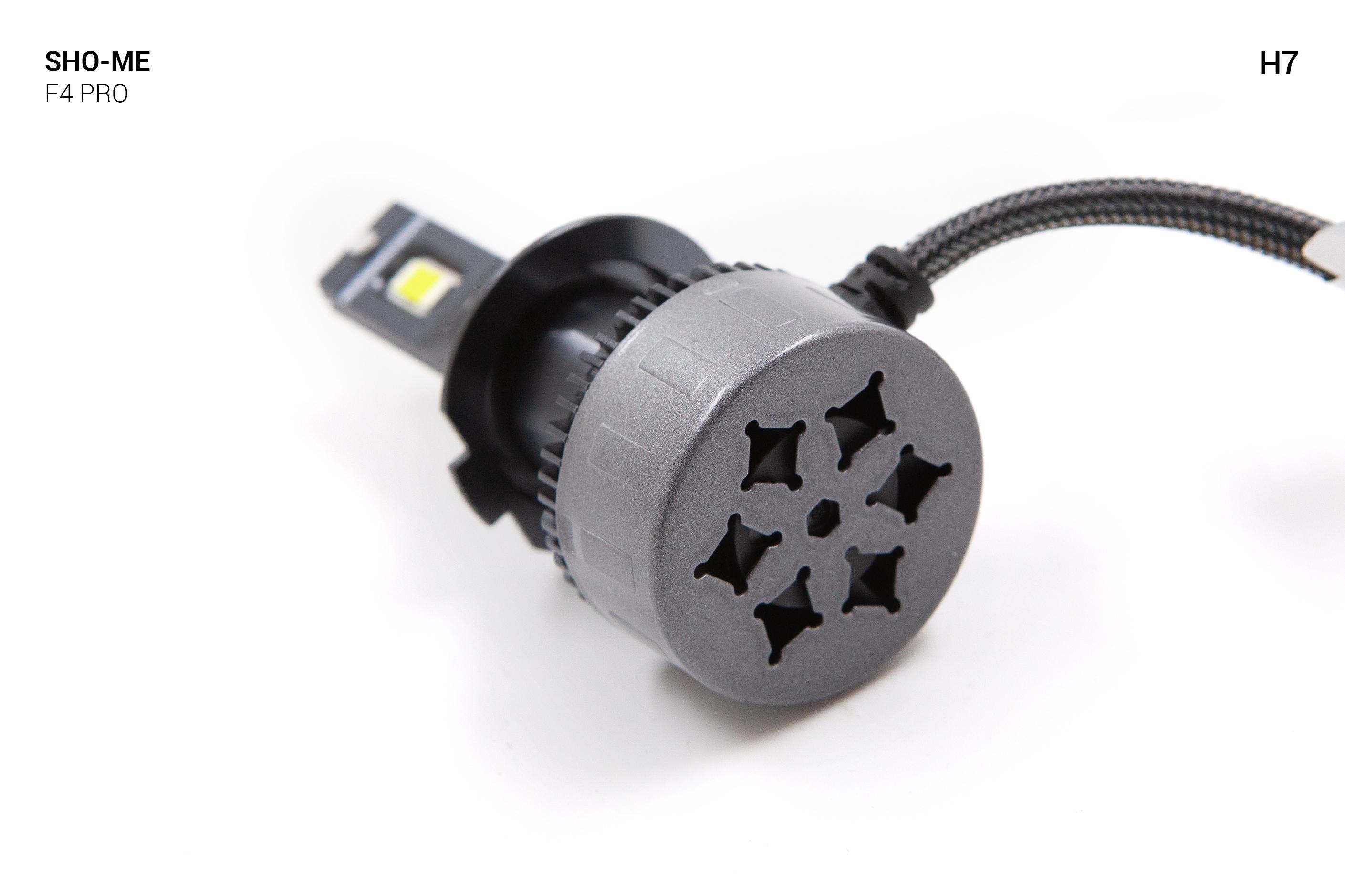 Автолампи Sho-Me F4-Pro H7 LED 45W 2 шт. - фото 3 Автолампи Sho-Me F4-Pro H7 LED 45W 2 шт. - фото 3