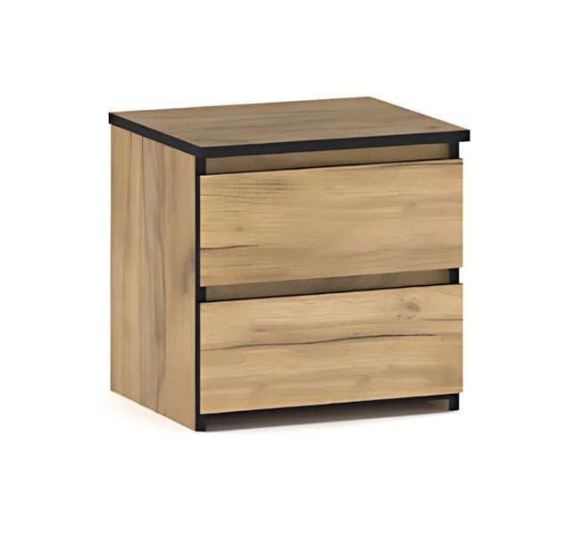 Тумбочка прикроватная Mebel Service Бруклин 40,4х35х39,6 см Дуб крафт золотой (27776545)