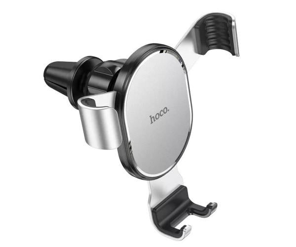 Держатель автомобильный Hoco CA56 Plus Armor с автозахватом Black/Steel Держатель автомобильный Hoco CA56 Plus Armor с автозахватом Black/Steel