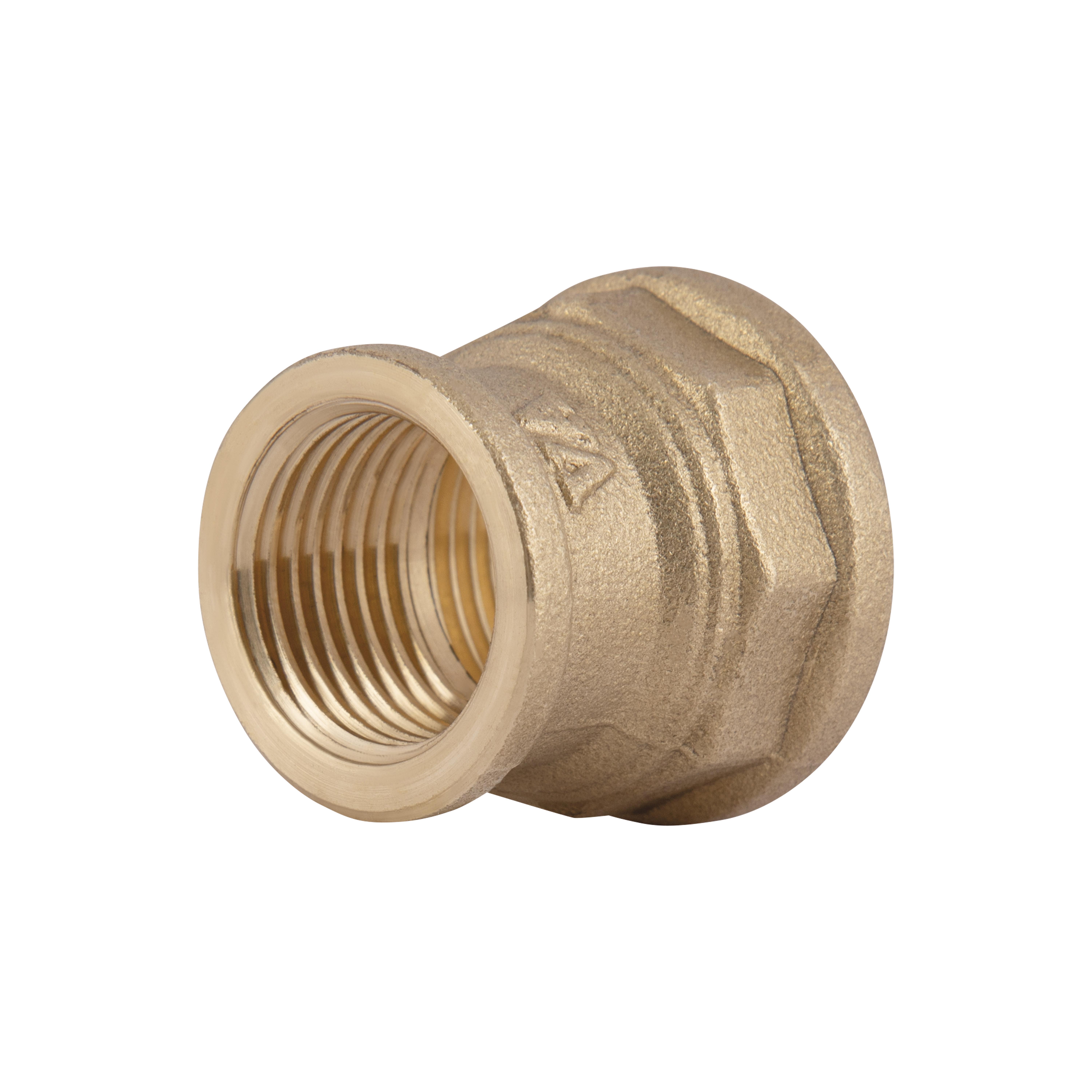 Муфта латунная редукционная Thermo Alliance Standart 1/2" В х 3/4" В Желтый (SD4051520) Муфта латунная редукционная Thermo Alliance Standart 1/2" В х 3/4" В Желтый (SD4051520)