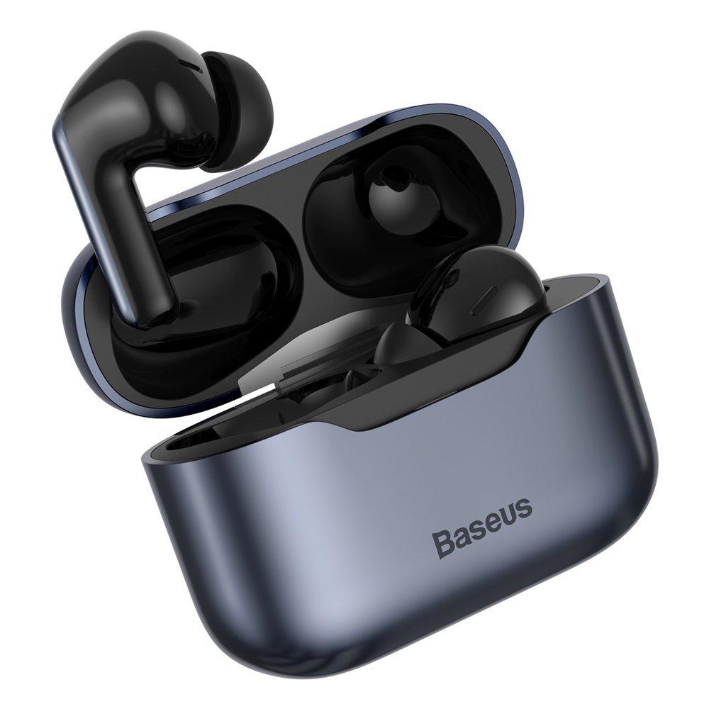 Наушники беспроводные Baseus NGS1P-0A SIMU S1 Pro Tarnish Bluetooth Grey (93c1c359) - фото 2