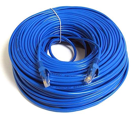 Сетевой кабель патч-корд CAT 5 LAN 25 м Синий (87150/25unk)