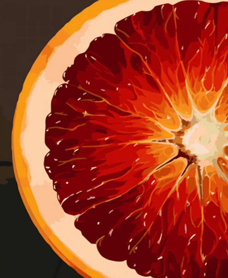 Картина по номерам Strateg Сицилийский апельсин 40x50 см (GS598)