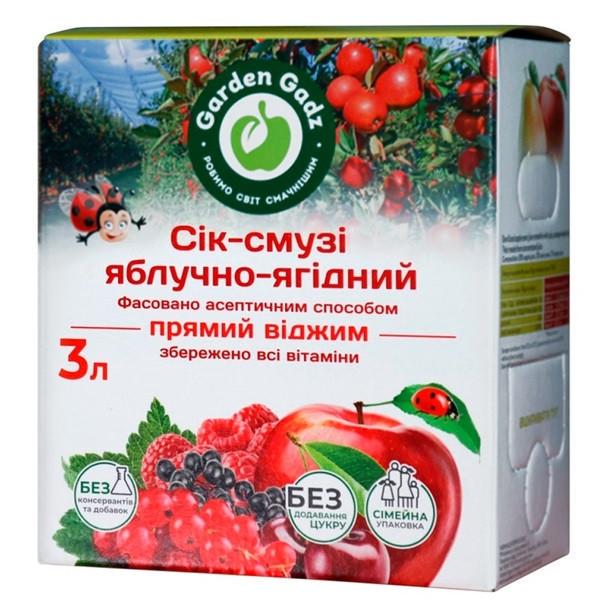 Сік-смузі яблучно-ягідний з м’якоттю Gadz 3 л (2625176999)