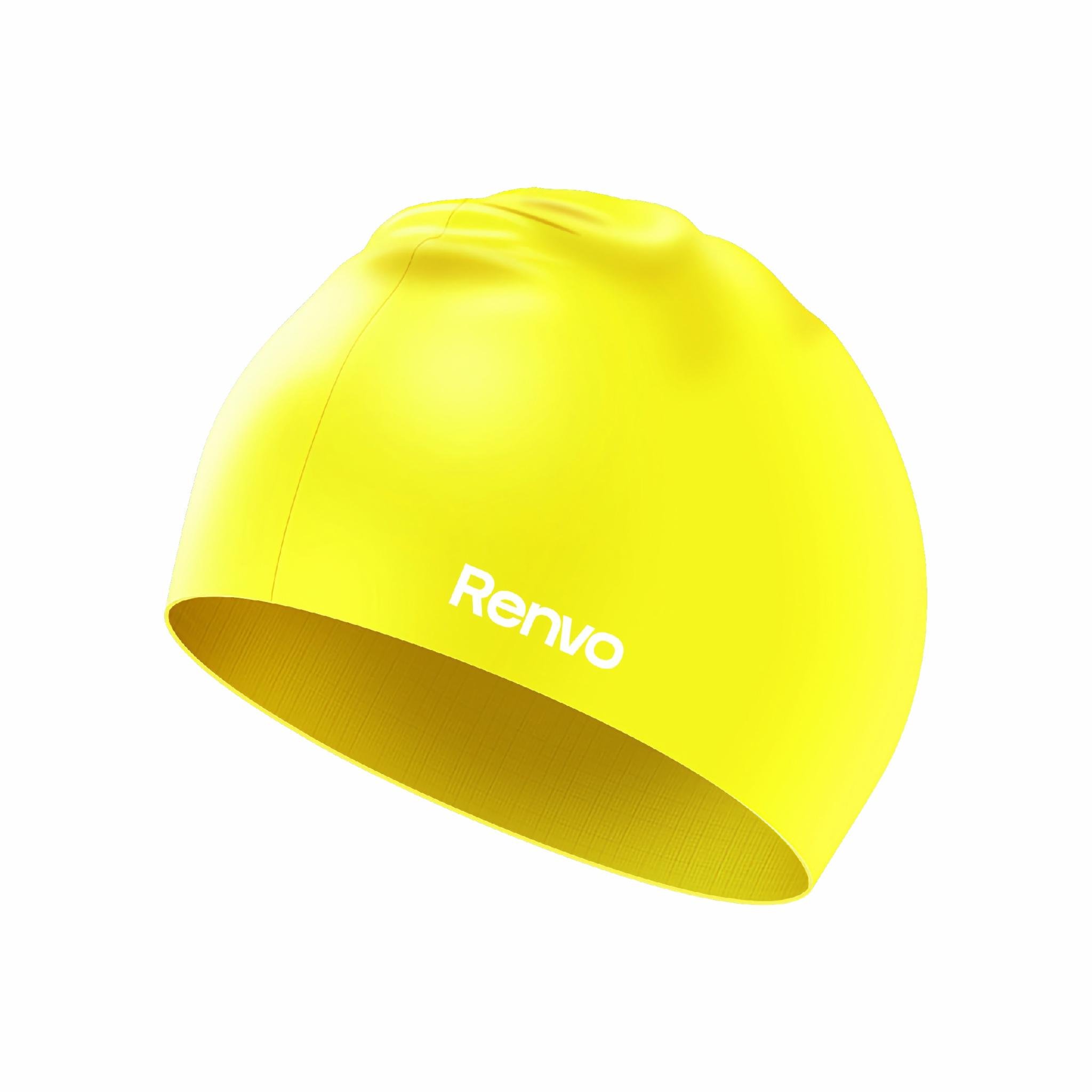 Шапочка для плавання доросла Renvo Keles OSFM Жовтий (2SC100-07) - фото 2