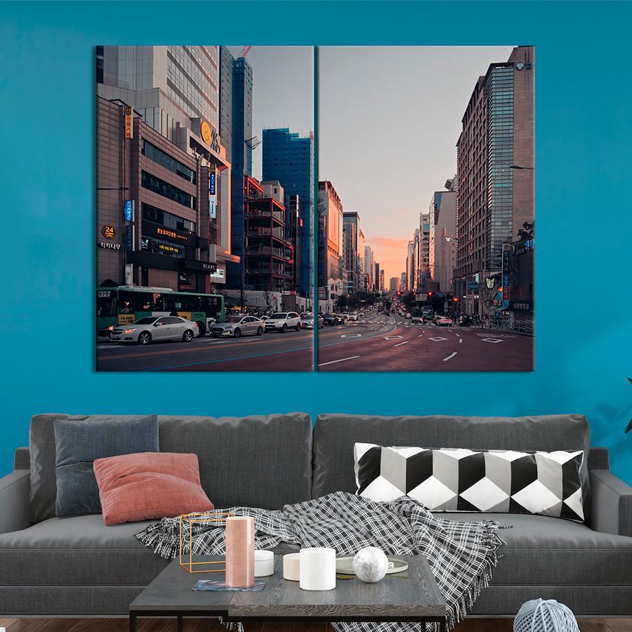 Настенний декор Городская улица в Японии 71x51 см (A634-2)