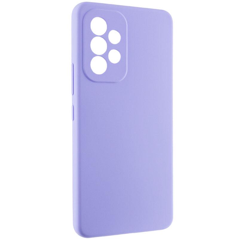 Протиударний Чохол Silicone Cover Lakshmi Full Camera (AAA) для Samsung Galaxy A73 5G Бузковий / Dasheen - фото 2