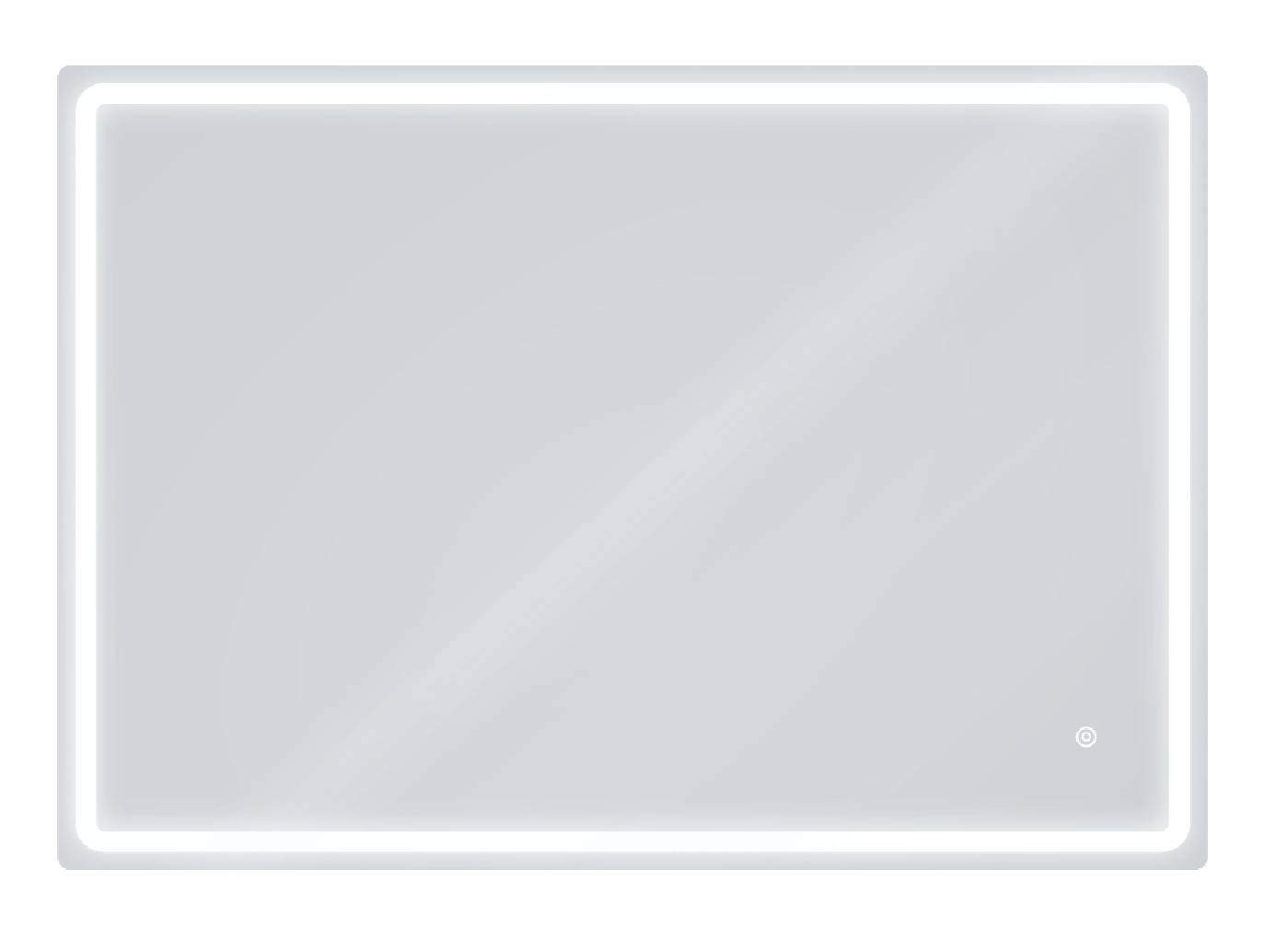 Зеркало для ванной комнаты Aqua PooL Nil 88-Nil100s70-CWDd с LED-подсветкой 100x70 см (32306363)