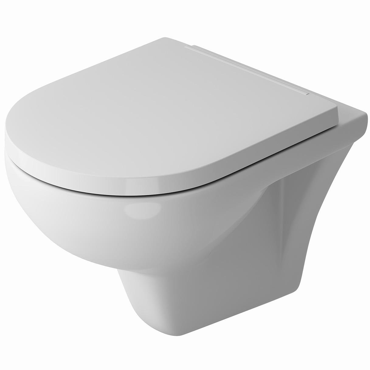 Унитаз подвесной AM.PM Hit CTA1700SC безобедочный с сиденьем с микролифтом (253409)