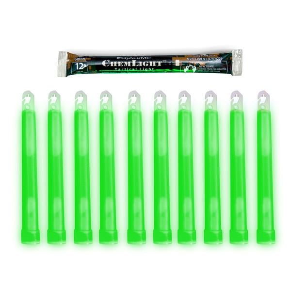 Химический источник света Cyalume ChemLight 6" 12 часов Green (НФ-00001040) - фото 1