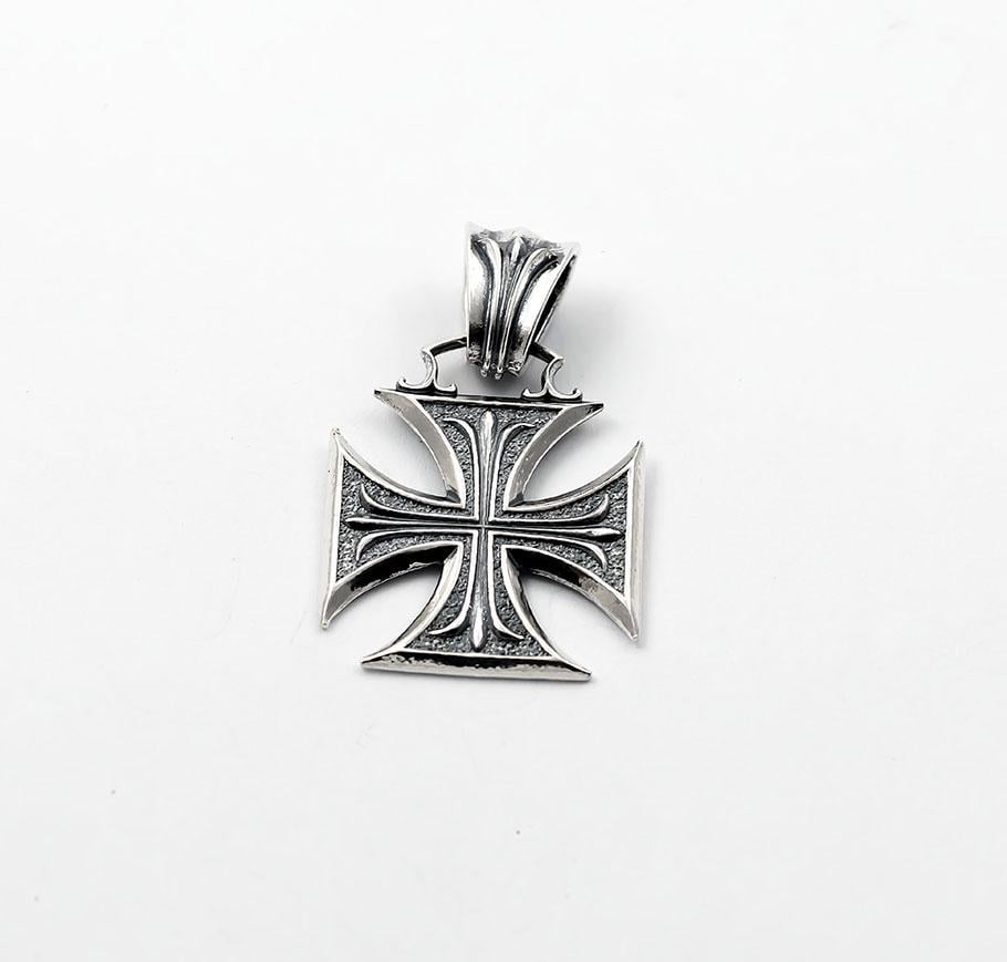 Подвеска крест Maxi Silver 9308 Мальтийский (89308)