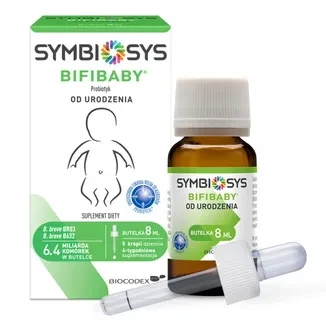 Пробиотик для детей от рождения Symbiosys Bifibaby Bifidobacterium breve BR03 и B632 8 мл (33544091)
