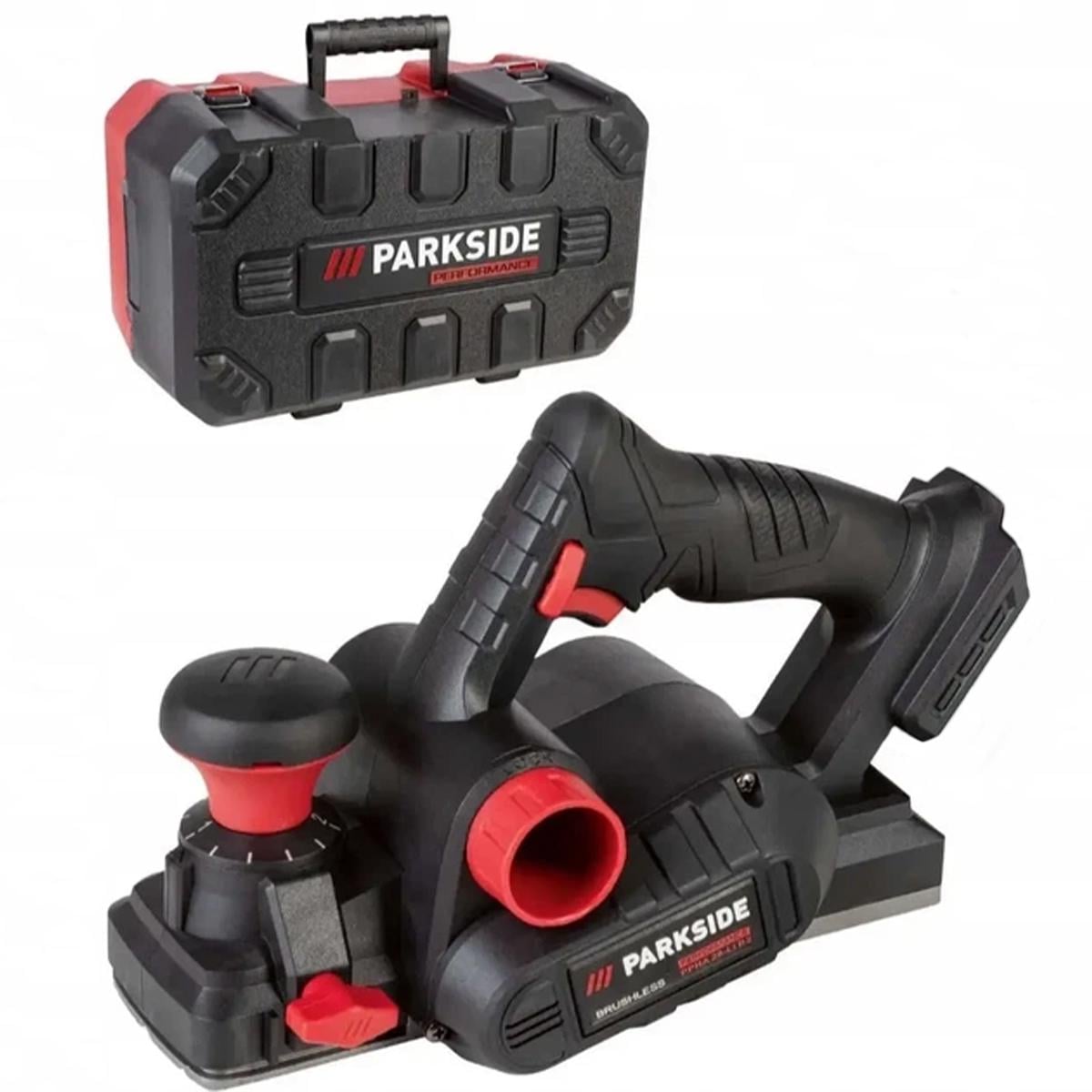 Рубанок акумуляторний з безщітковим двигуном PARKSIDE PERFORMANCE PPHA 20-Li B2 в кейсі (2857368735)